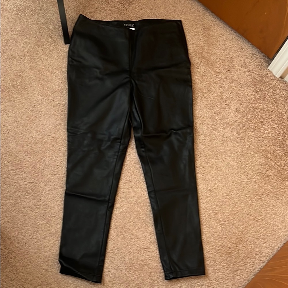 Brand New Venus Faux Leather Pants - Size 8**